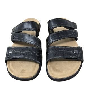 Earth Origins Black Strappy Summer Casual Vacatio. Woman's Sandals 8.5